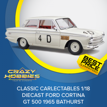 CLASSIC CARLECTABLES 1/18 DIECAST Ford Cortina GT 500 1965 Bathurst *IN STOCK*