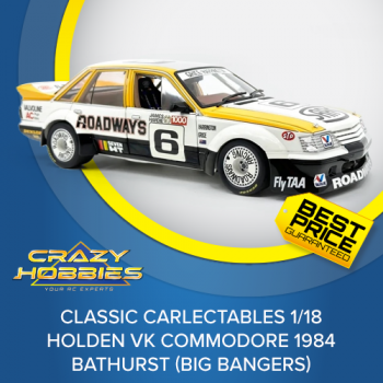 CLASSIC CARLECTABLES 1/18 Holden VK Commodore 1984 Bathurst (Big Bangers)