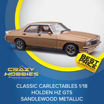 CLASSIC CARLECTABLES 1/18 Holden HZ GTS Sandlewood Metallic *IN STOCK*