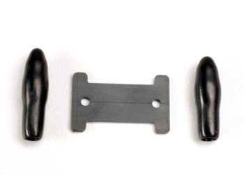 Traxxas Antenna caps, vinyl (2)/ antenna spool