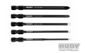 Hudy Set of Power Tool Tips