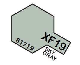 TAMIYA ENAMEL  MINI XF19 SKY GRAY 1/3 OZ