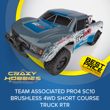 Team Associated Pro4 SC10 Brushless 4WD Short Course Truck RTR *IN STOCK*