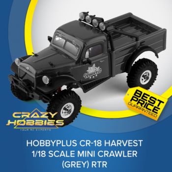 HobbyPlus CR-18 Harvest 1/18 Scale Mini Crawler (Grey) RTR *IN STOCK*