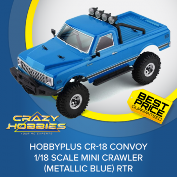 HobbyPlus CR-18 Convoy 1/18 Scale Mini Crawler (Metallic Blue) RTR *IN STOCK*