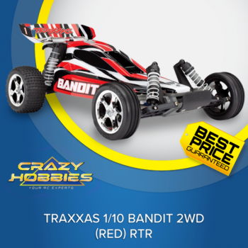 TRAXXAS 1/10 BANDIT 2WD (RED) RTR *IN STOCK*