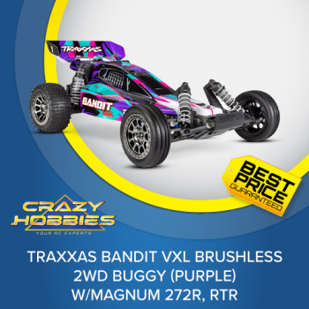 Traxxas Bandit VXL Brushless 2WD Buggy (Purple) w/Magnum 272R, RTR *IN STOCK*