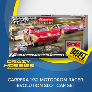 Carrera 1/32 Motodrom Racer, Evolution Slot Car Set *SOLD OUT*
