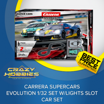 Carrera Supercars, Evolution 1/32 Slot Car Set *IN STOCK*