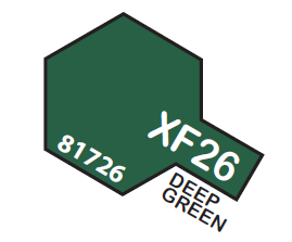 Tamiya Acrylic Mini XF26 Deep Green 1/3 oz