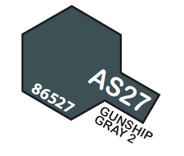 TAMIYA AS-27 SYNTHETIC -LACQUER SPRAY GUNSHIP GRAY 2