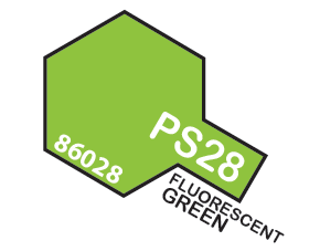 Tamiya PS-28 Polycarbonate Spray Fluorescent Green