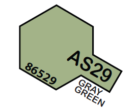 TAMIYA AS-29 SYNTHETIC -LACQUER SPRAY GRAY GREEN