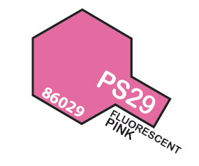 Tamiya PS-29 Polycarbonate Spray Fluorescent Pink