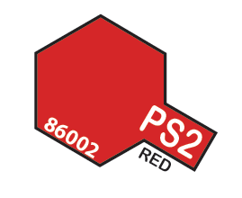 Tamiya PS-2 Polycarbonate Spray Red