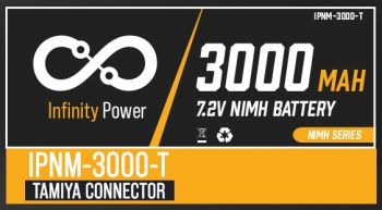 Infiniti Power 7.2V NiMh Battery w/Tamiya Connector (3000mAh)