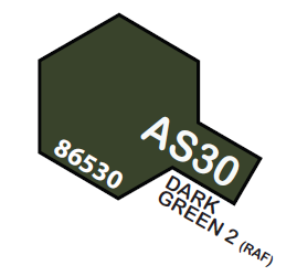 TAMIYA AS-30 SYNTHETIC -LACQUER SPRAY DARK GREEN 2