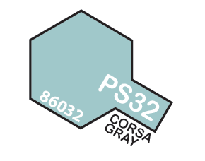 Tamiya PS-33 Polycarbonate Spray Corsa Gray