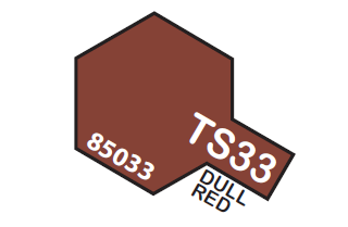 Tamiya Spray Lacquer TS33-Dull Red
