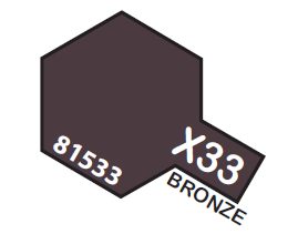 Tamiya Acrylic Mini X-33 Bronze 1/3 oz