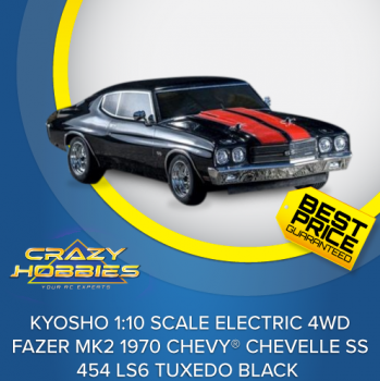 KYOSHO 1970 Chevy® CHEVELLE SS 454 LS6 Tuxedo Black RTR *SOLD OUT*