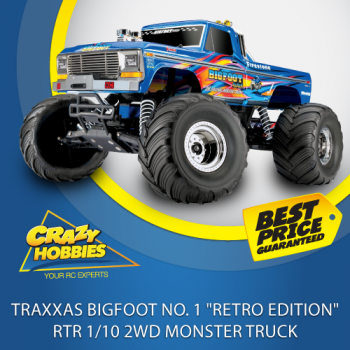 Traxxas Bigfoot No. 1 (Retro Or Original) RTR 1/10 2WD Monster Truck *SOLD OUT*