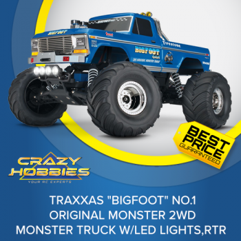 Traxxas "Bigfoot" No.1 Original Monster Truck w/LED Lights, RTR *SOLD OUT*