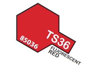 Tamiya Spray Lacquer TS36-Fluorescent Red