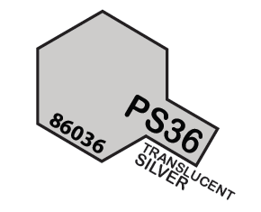 Tamiya PS-36 Polycarbonate Spray Translucent Silver