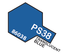 Tamiya PS-38 Polycarbonate Spray Translucent Blue