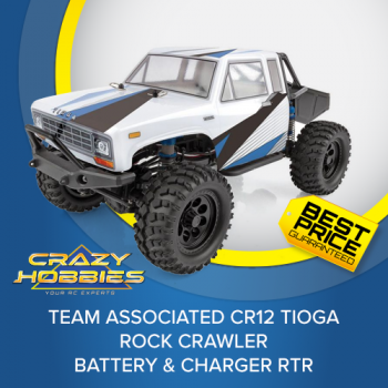 Team Associated CR12 Tioga Rock Crawler Battery & Charger RTR *COMING SOON*