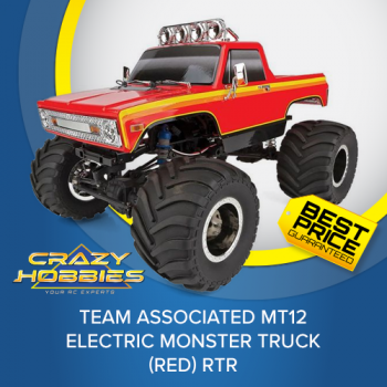 Team Associated MT12 Electric Monster Truck (Red) RTR *IN STOCK*