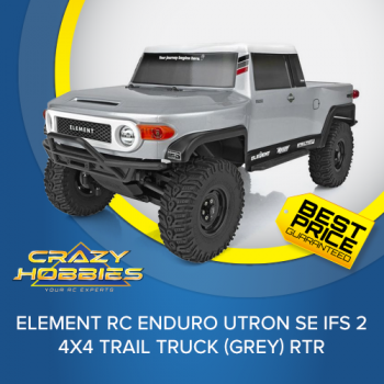 Element RC Enduro Utron SE IFS 2 4X4 Trail Truck (Grey) RTR *IN STOCK*