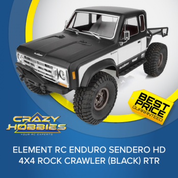 Element RC Enduro Sendero HD 4x4 Rock Crawler (Black) RTR *IN STOCK*