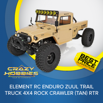 Element RC Enduro Zuul Trail Truck 4x4 Rock Crawler (Tan) RTR *IN STOCK*