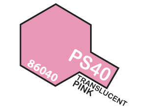 Tamiya PS-40 Polycarbonate Spray Translucent Pink