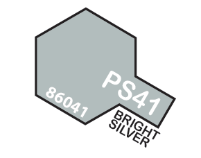 Tamiya PS-41 Polycarbonate Spray Bright Silver