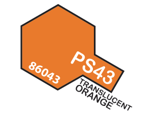 Tamiya PS-43 Polycarbonate Spray Translucent Orange