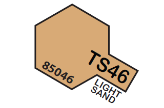 Tamiya Spray Lacquer TS46-Light Sand