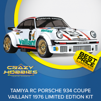 TAMIYA RC PORSCHE 934 COUPE VAILLANT 1976 LIMITED EDTION KIT *SOLD OUT*