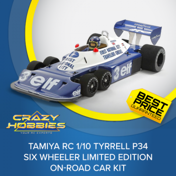 Tamiya RC 1/10 Tyrrell P34 Six Wheeler Limited Edition On-Road Car Kit *SOLD OUT*