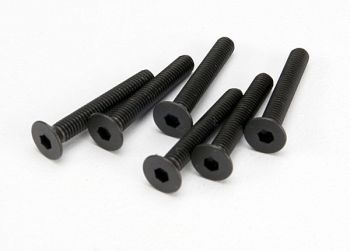 Traxxas Screws, 3x20mm countersunk machine