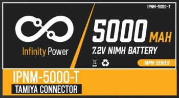 Infiniti Power 7.2V NiMh Battery w/Tamiya Connector (5000mAh)