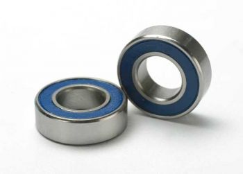 Traxxas Ball bearings, blue rubber sealed (8x16x5mm) (2)