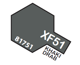 Tamiya Acrylic Mini XF51 Khaki Drab 1/3 oz