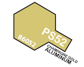 Tamiya PS-52 Polycarbonate Spray Champagne Aluminuim Gold