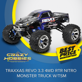 Traxxas Revo 3.3 4WD RTR Nitro Monster Truck W/TSM*SOLD OUT*.