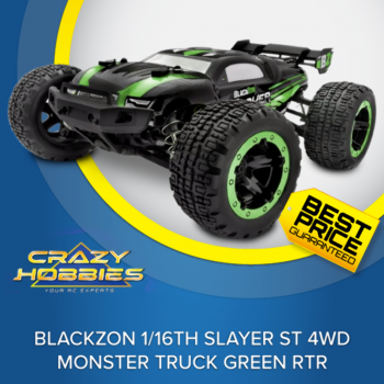 BlackZon 1/16th Slayer/Slyder ST 4WD Monster Truck Green RTR *IN STOCK*