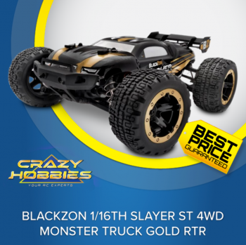 BlackZon 1/16th Slayer/Slyder ST 4WD Monster Truck Gold RTR *IN STOCK*