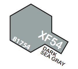 Tamiya Acrylic Mini XF54 Dark Sea Gray 1/3 oz